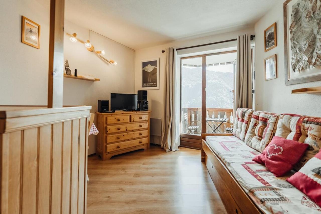 Apartamento Furnished Studio At The Foot Of The Slopes With A Balcony & Mountains View Saint-Gervais-les-Bains Exterior foto